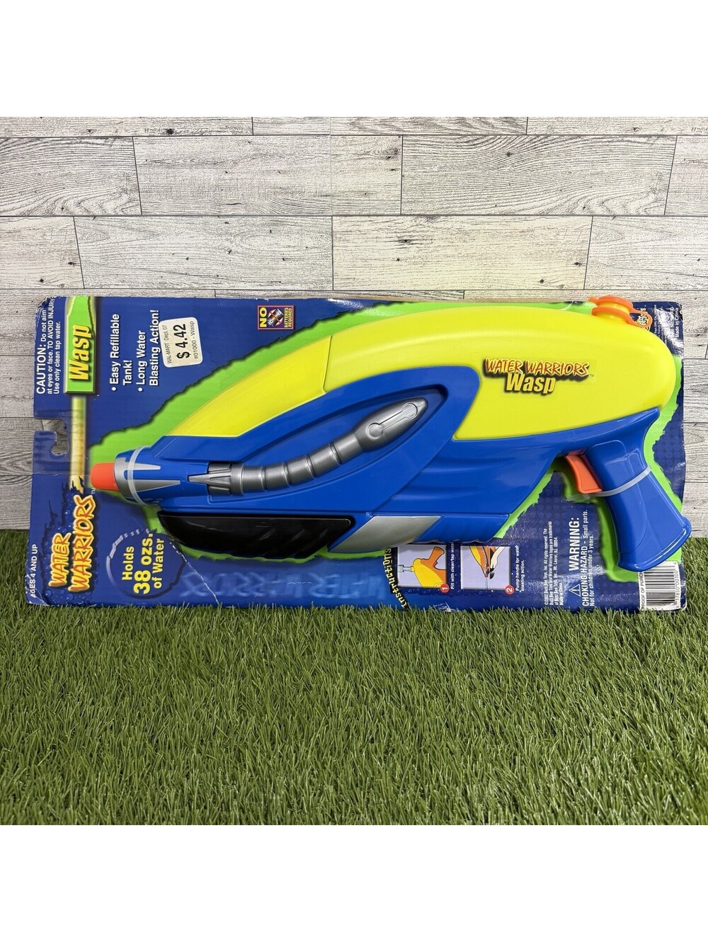Vtg Water Warriors Wasp Water Gun New Original Packaging 2002